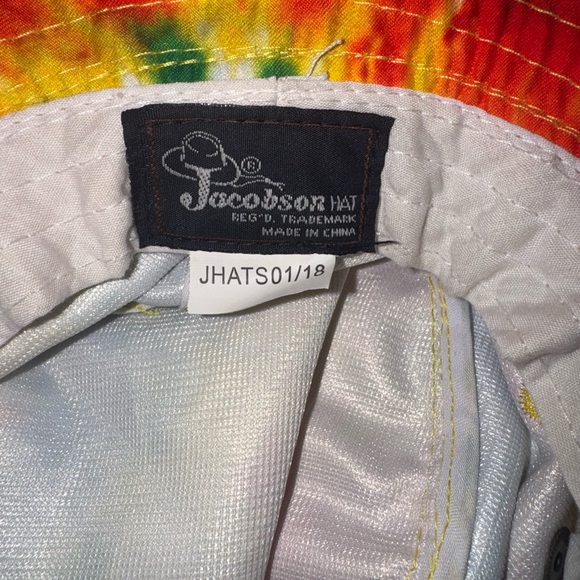 Vibrant Multicolor Tie-Dye Bucket Hat - Picture 3 of 3